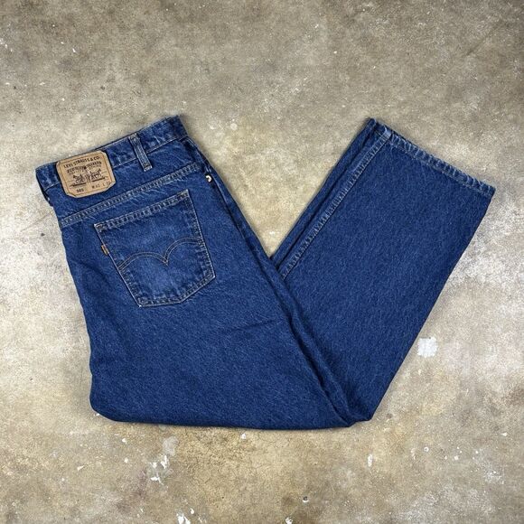 Vintage Levi’s 505 Jeans Men’s 38x27.25 Straight‎ Leg Medium Wash - Picture 6 of 11
